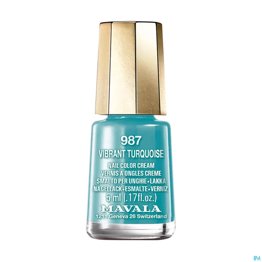 Mavala Vernis à Ongles Mini Color Vibrant Turquoise 987 5 mL