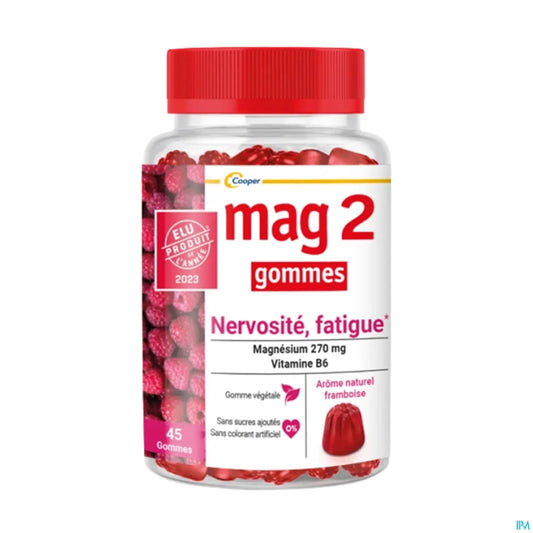Cooper Mag 2 - 45 Gommes Arôme Naturel Framboise