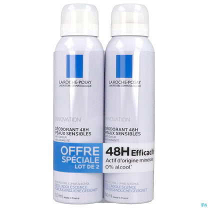 Déodorant Physiologique 48h 2x150ml