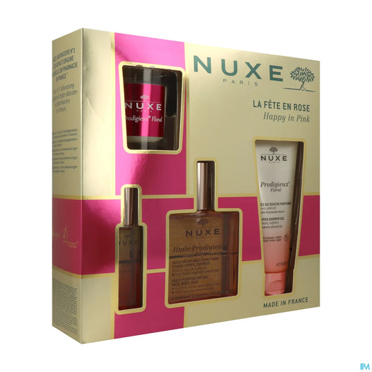 Prodigious Floral Christmas Gift Set 100 ml, 15 ml, 100 ml, 70 g