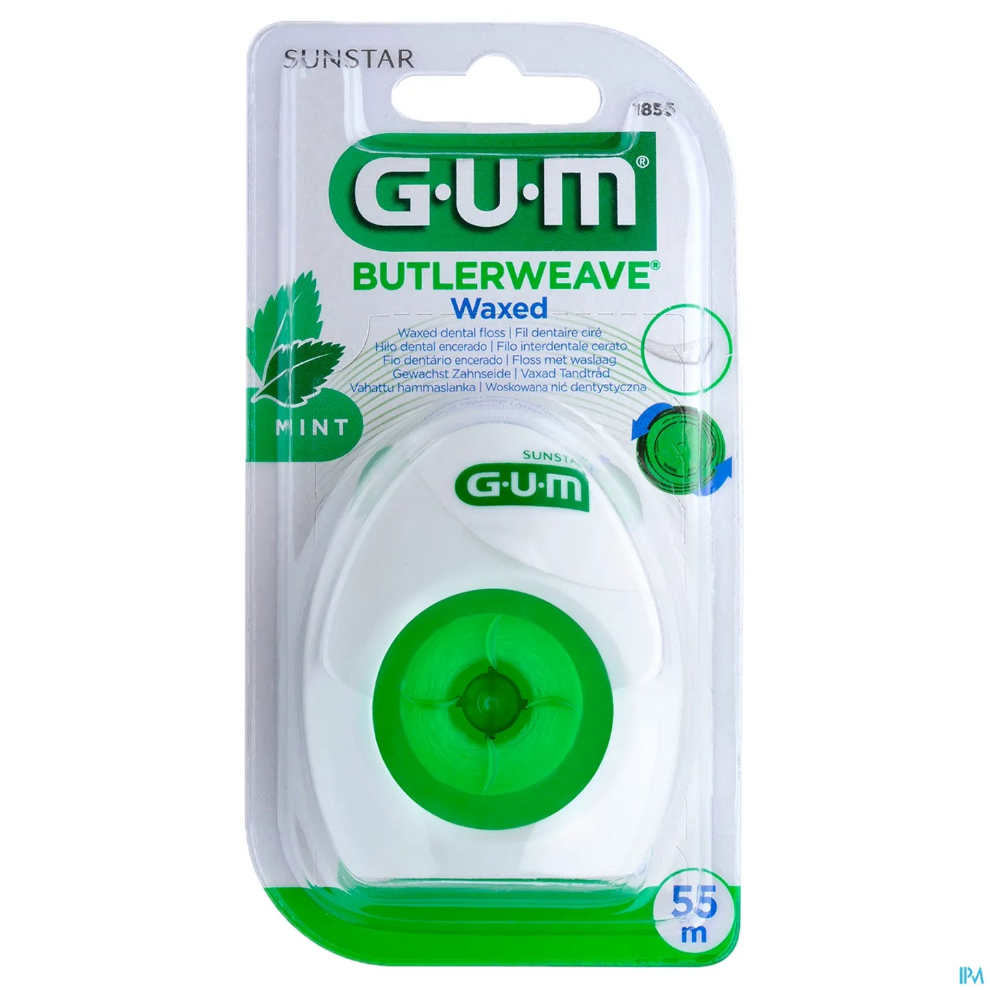 Butlerweave Menthol Waxed Dental Floss 55 meters