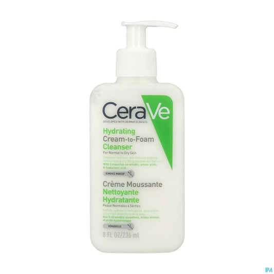 Detergente idratante in crema-schiuma 236 ml
