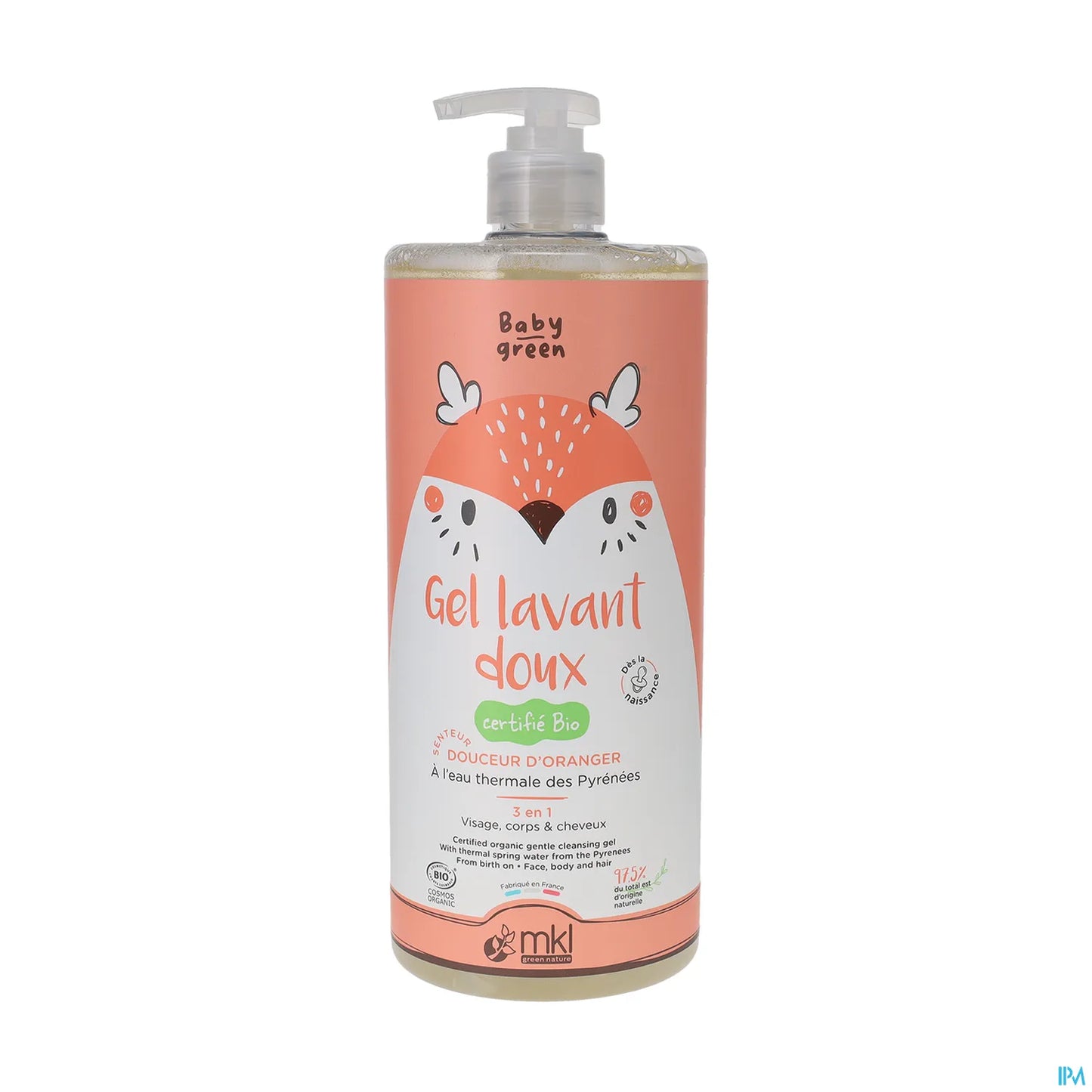 Green Nature Baby Green Gel Detergente Delicato Biologico 1 L