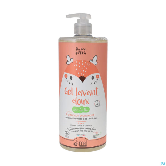 Green Nature Baby Green Gel Lavant Doux Bio 1 L