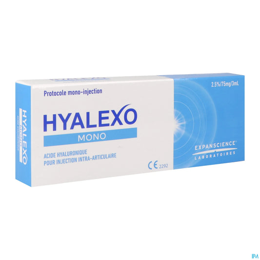 Hyalexo Mono 75 mg Injection Seringue Préremplie 3 mL