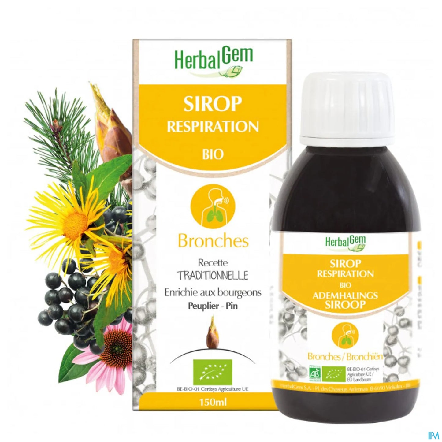 Sirop Respiration Bio 150 mL