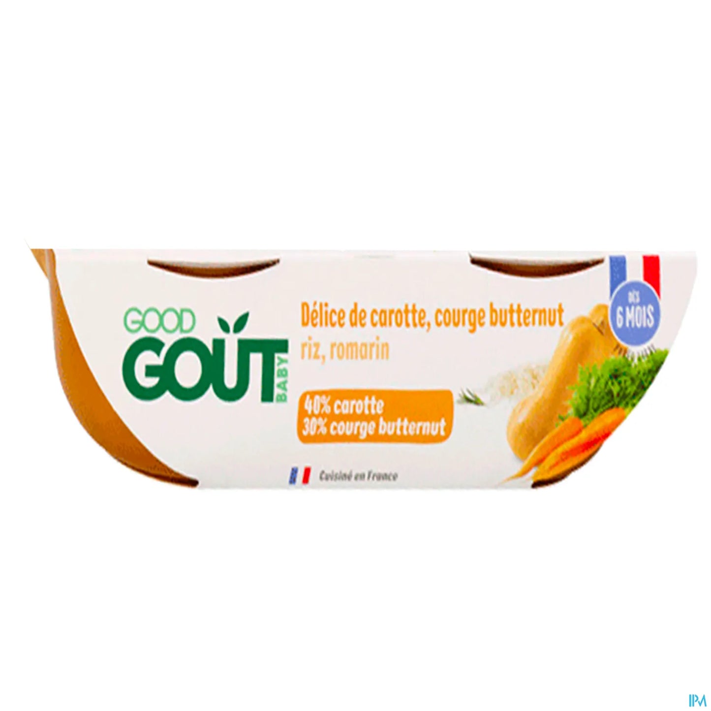 BIO Purée de Butternut et Carotte 2x190g