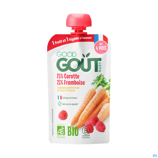 Compote Carotte Framboise 120g