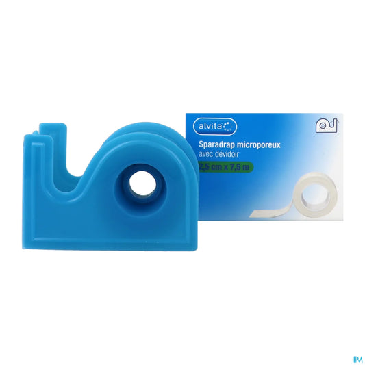 Nastro adesivo microporoso 2,5 cm x 7,5 m con dispenser