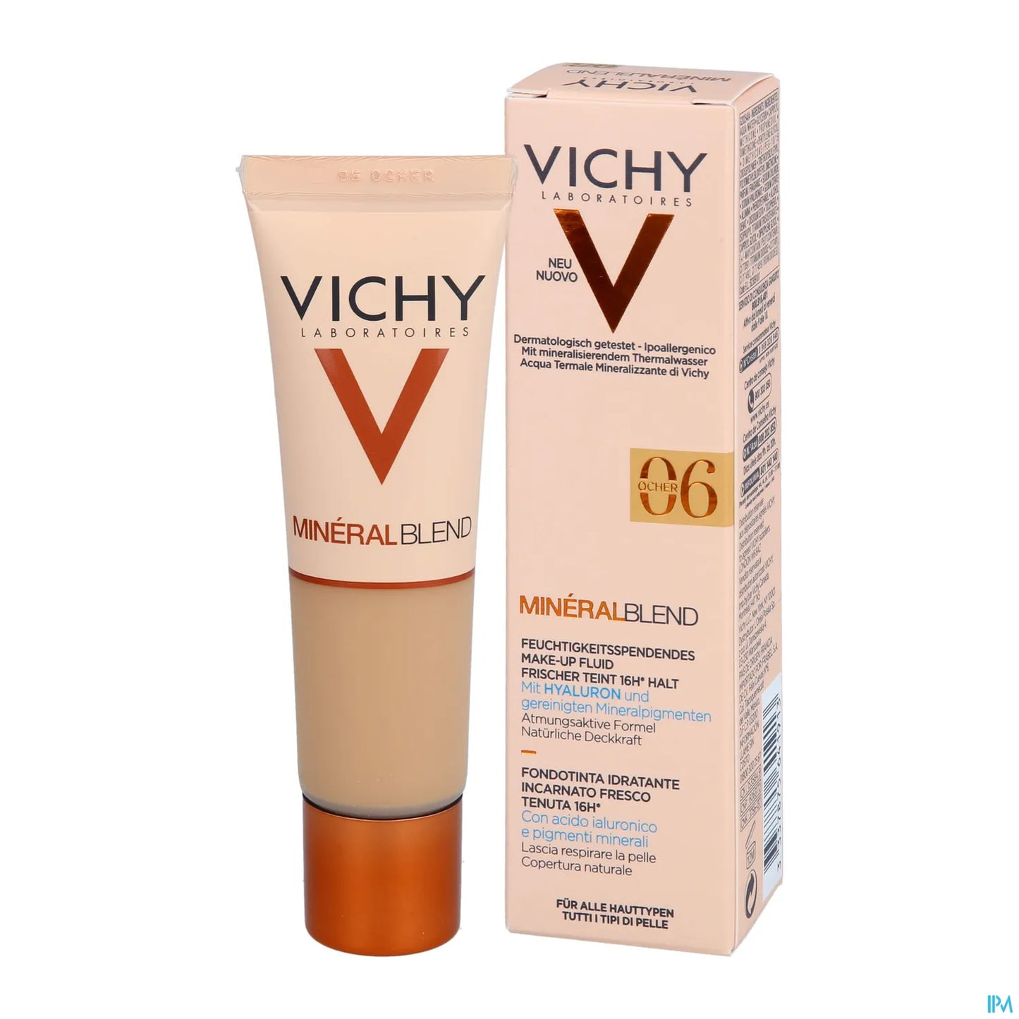 Fond de Teint Hydratant Mineralblend 30 mL Teinte 06 Ocher