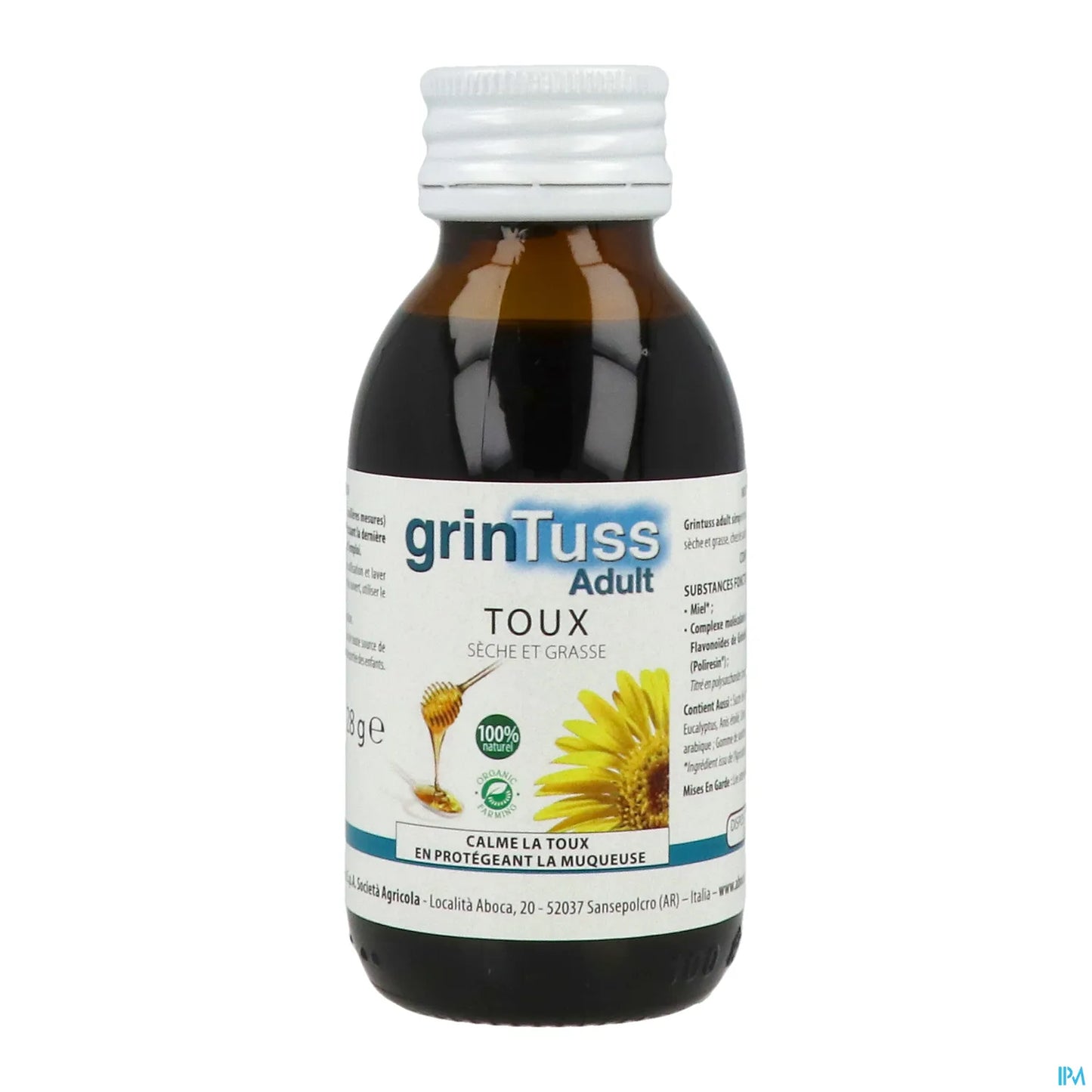 GRINTUSS Adult Dry and Chesty Cough Syrup 128g