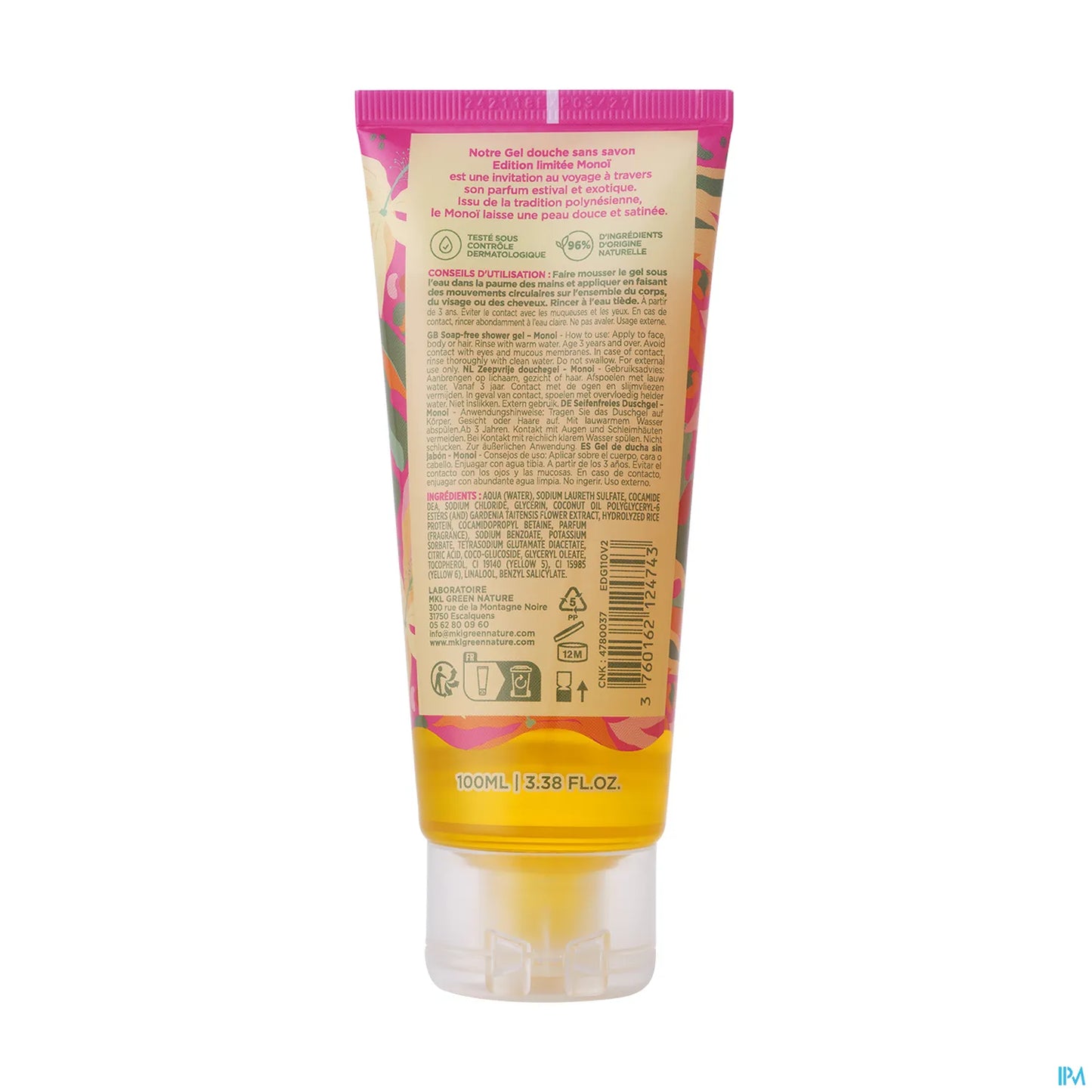 Gel Douche Monoï Édition Limitée 100ml