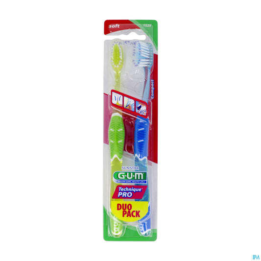 Spazzolino da denti GUM Technical Pro Soft 1525 X2