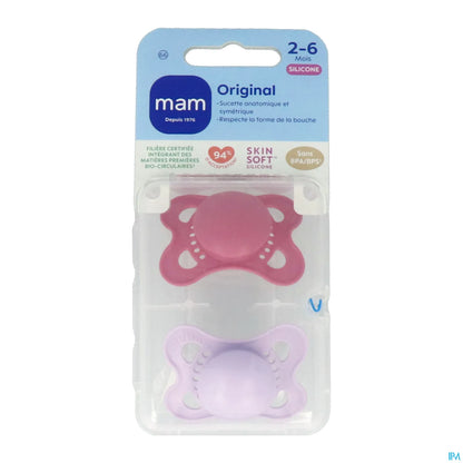 Original Trend Pacifier 2-6 Months Silicone 2 Pieces