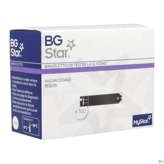 Sanofi Bgstar Bandelettes 100 unités