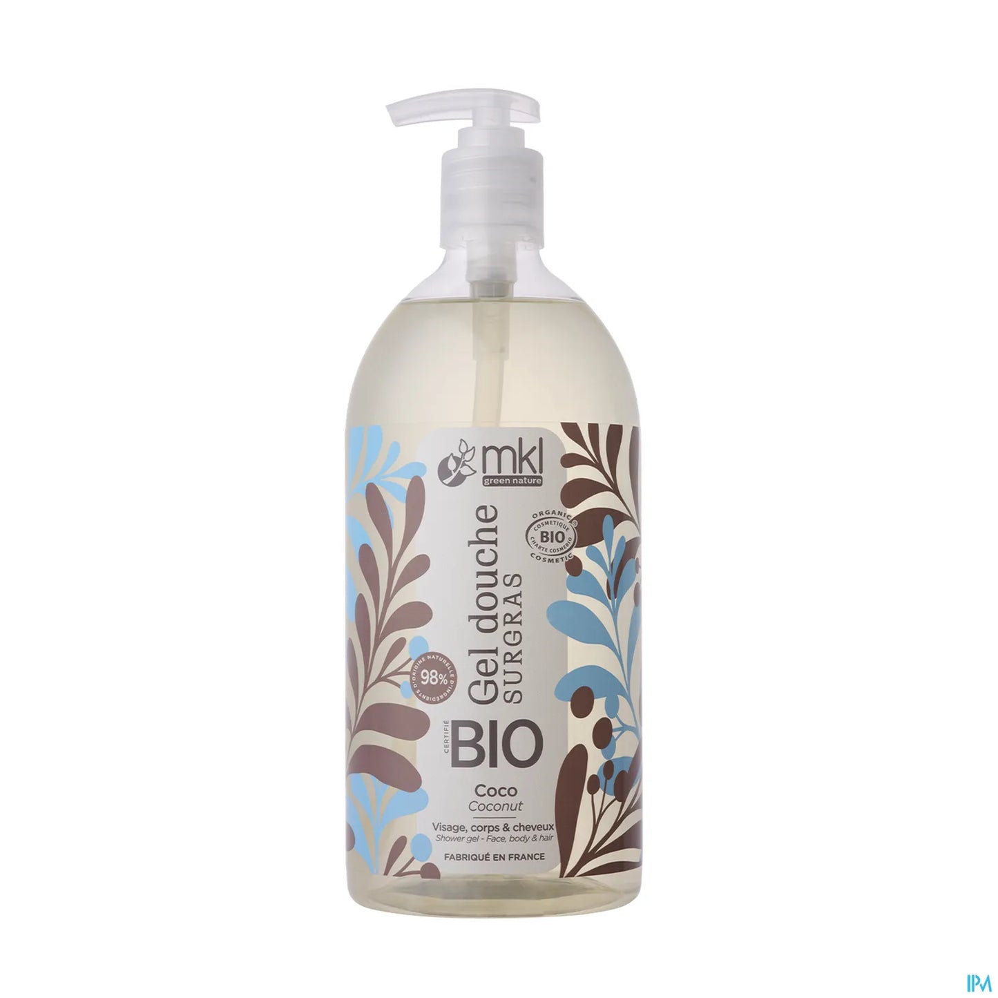 Green Nature Gel Douche Surgras Coco Bio 1L