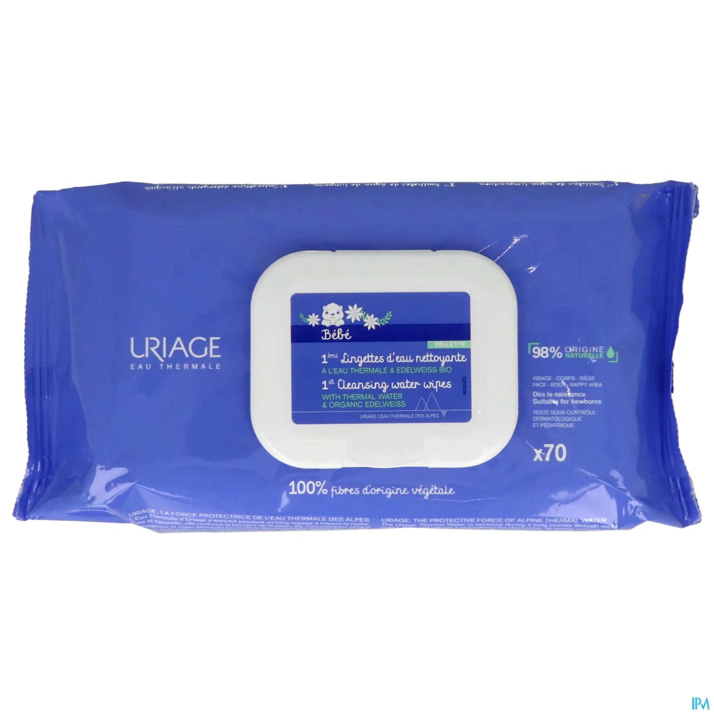 Bébé 1ères Lingettes Nettoyantes 70 Lingettes