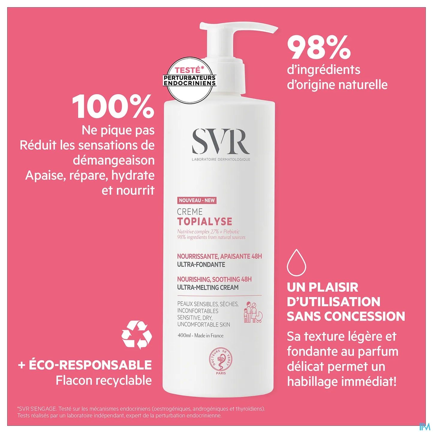 Topialyse 48H Crema Nutriente Lenitiva 400ml