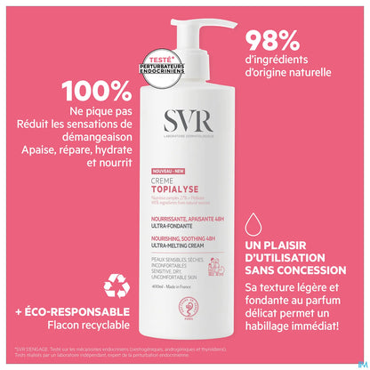 Topialyse 48H Crema Nutriente Lenitiva 400ml