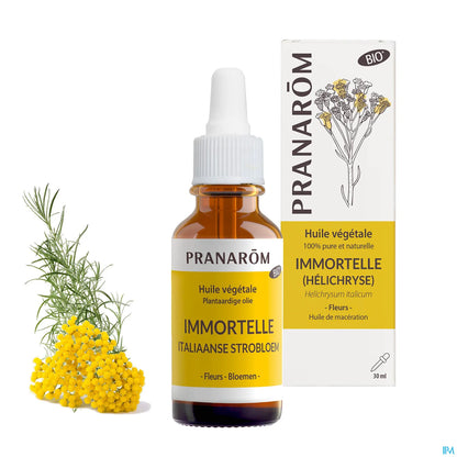 Huile Végétale Bio Immortelle Helichrysum Italienne 30ml