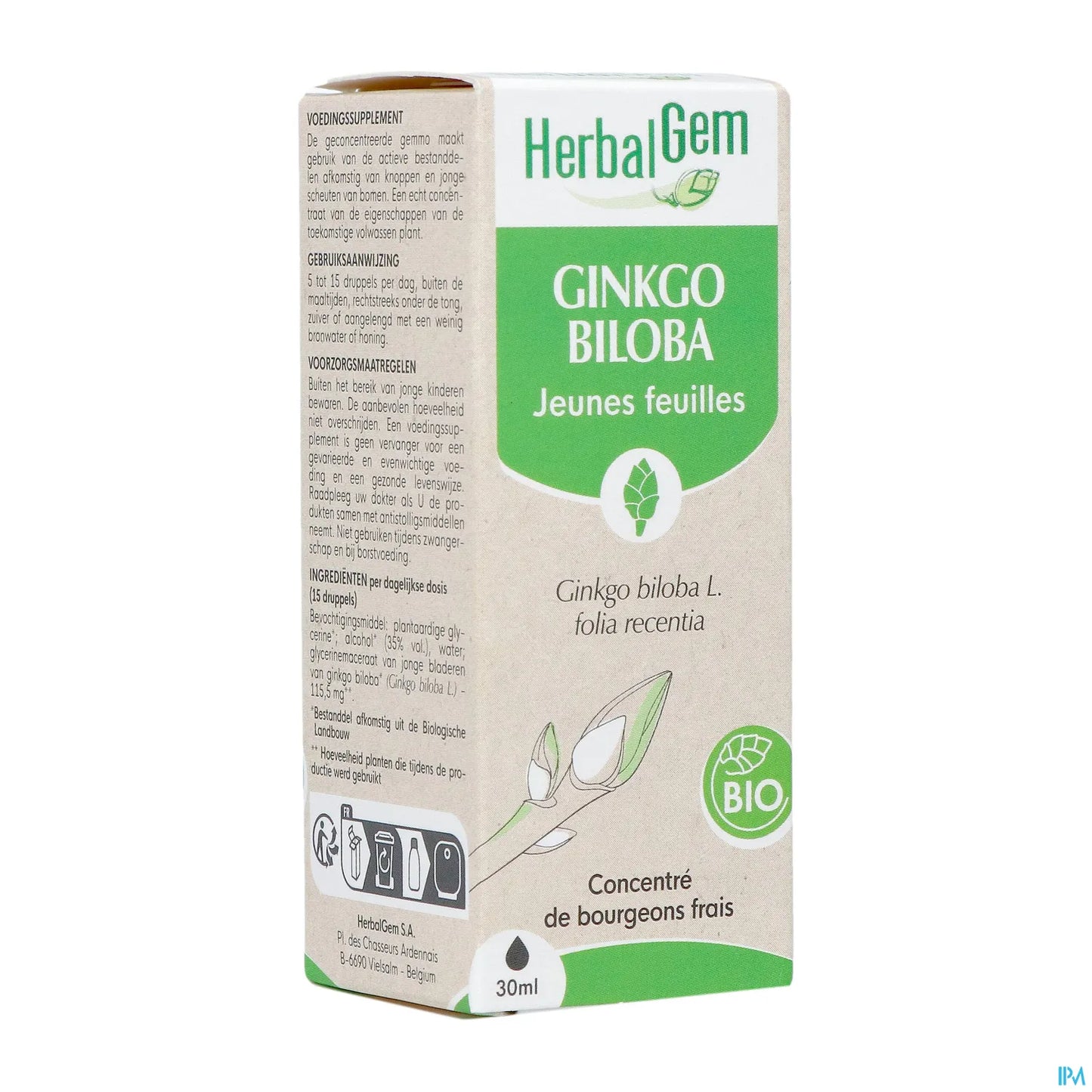 Macerato madre di Ginkgo Biloba biologico 30 ml