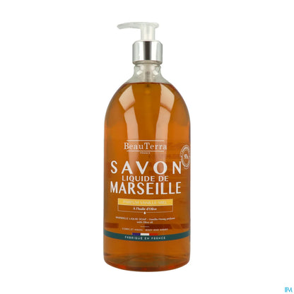 Sapone di Marsiglia al miele e vaniglia per corpo e mani 1L