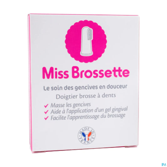 Spazzolino da denti Miss Brossette Finger, confezione da 1 pezzo