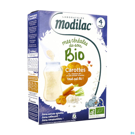 Céréales Bio Riz Carotte Dès 4 Mois 250g
