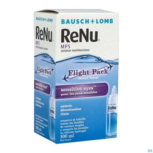 Bausch &amp; Lomb ReNu MPS Multi-Purpose Solution Sensitive Eyes Travel Size 100ml
