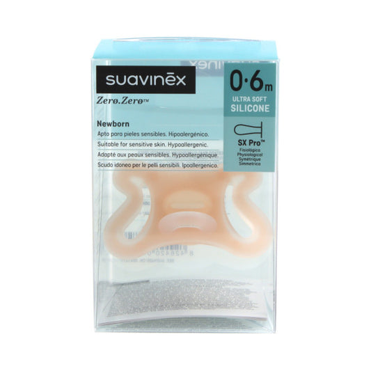 Chupete Zero-Zero 0-6m Symmetric Silicone