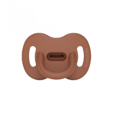 Ciuccio anatomico reversibile in silicone 0-6 mesi color carne