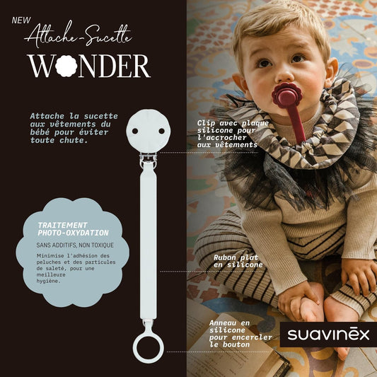 Clip per ciuccio in silicone Wonder Cork