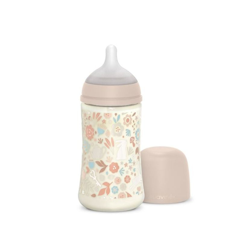 Biberon Wonderland Liberty 270 ml Flusso Medio Rosa