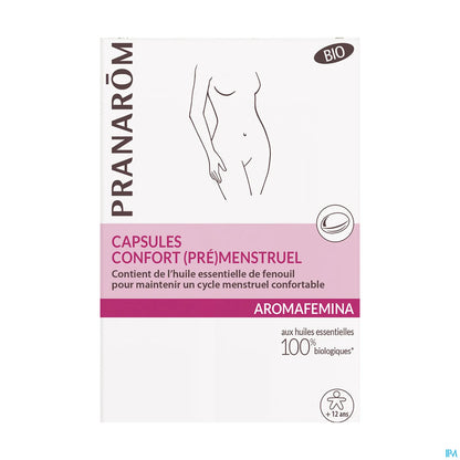 Aromafemina Capsules Confort Pré Menstruel 30 capsules.
