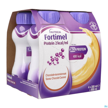 Fortimel Extra 2 kcal Chocolat Caramel 4 x 200 mL