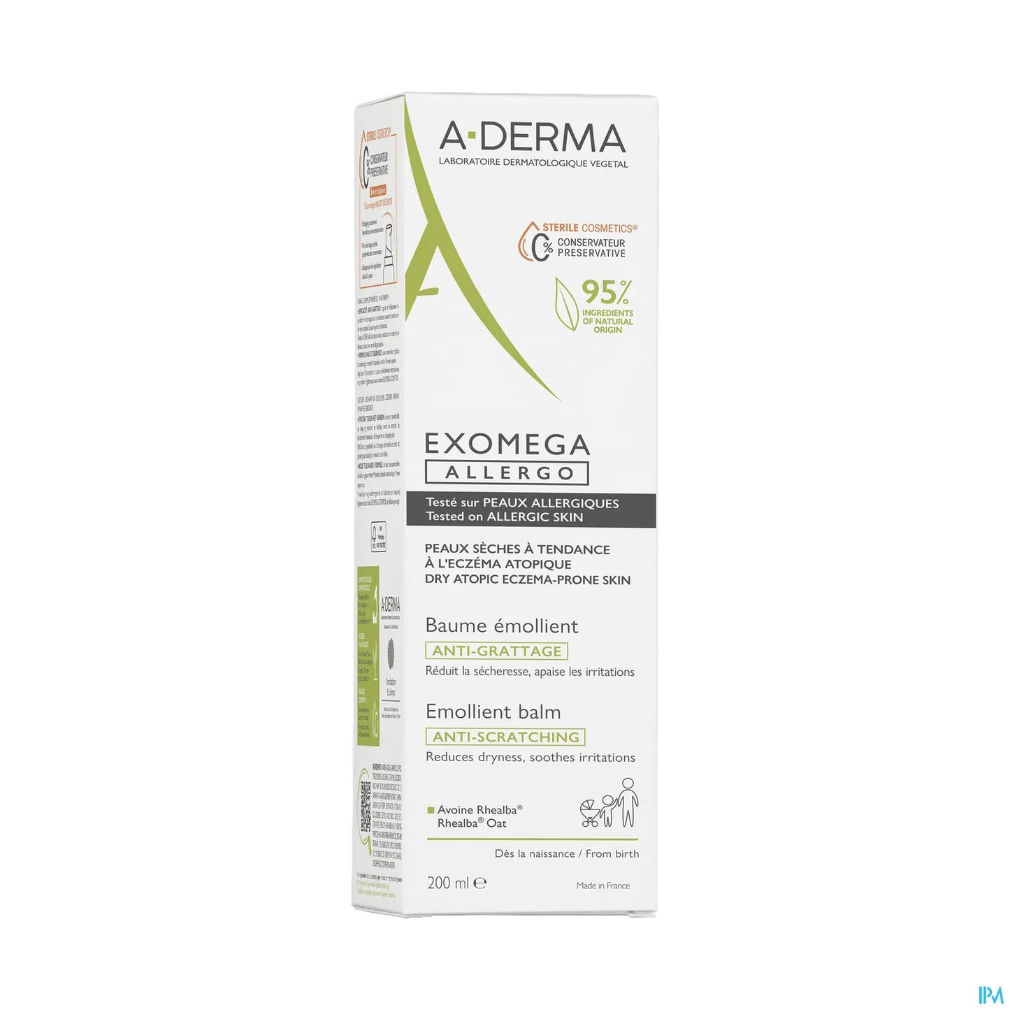 Exomega Allergo Anti-Itch Emollient Balm 200ml