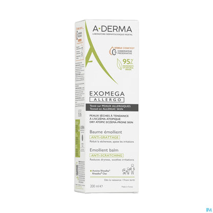Exomega Allergo Anti-Itch Emollient Balm 200ml