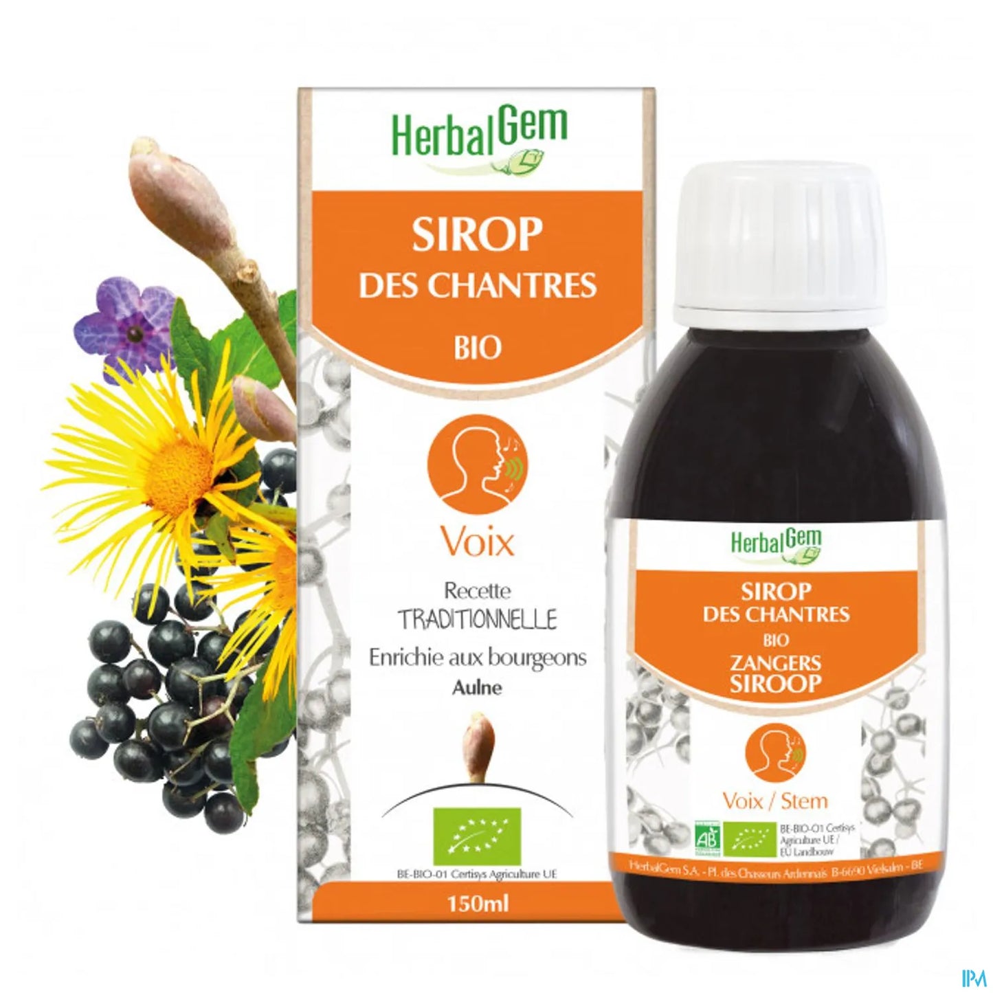 Sirop Des Chantres Bio 150 ml