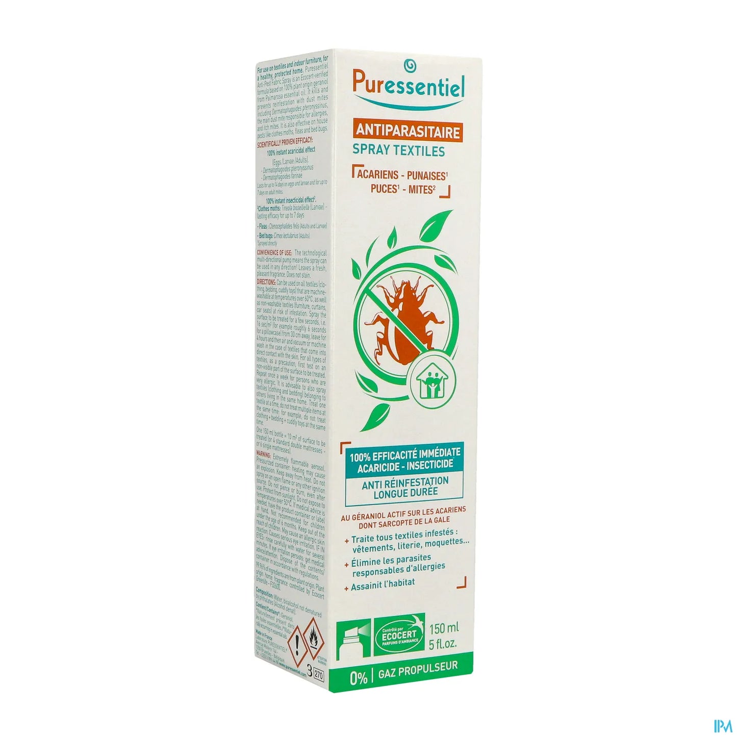 Anti-Parasitaire Spray Textiles 150ml