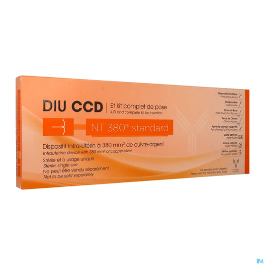 Dispositif Intra Utérin NT 380 Standard avec Kit de Pose, boîte de 1