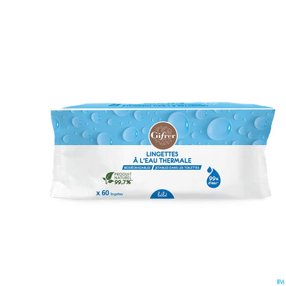 Biodegradable Wipes with Auvergne Thermal Water x60
