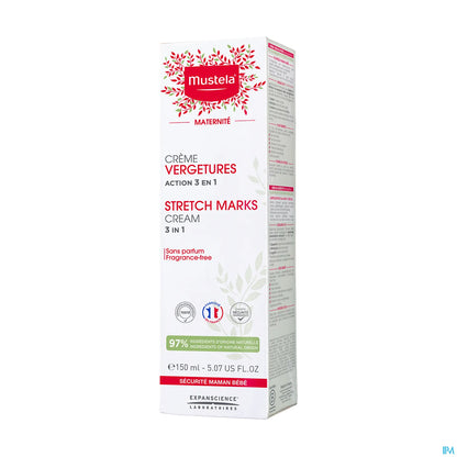 Maternity Stretch Mark Cream Fragrance Free 150 ml