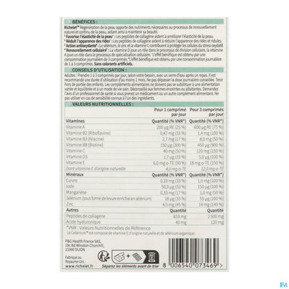 Regeneration de La Peau 30 Comprimés