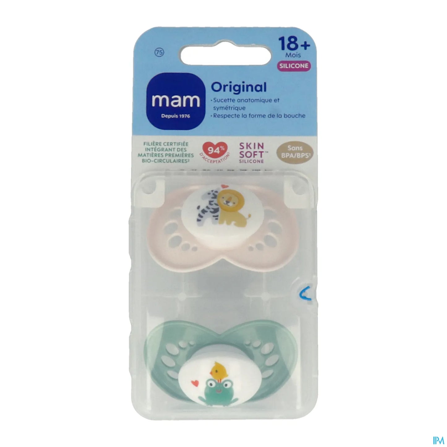 Sucette Original Classique Plus de 18 Mois Silicone