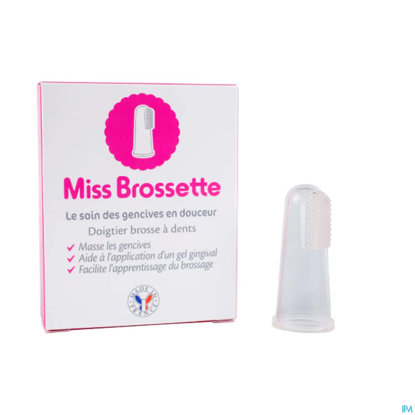Miss Brossette Doigtier Brosse à Dents Boîte 1 Brossette