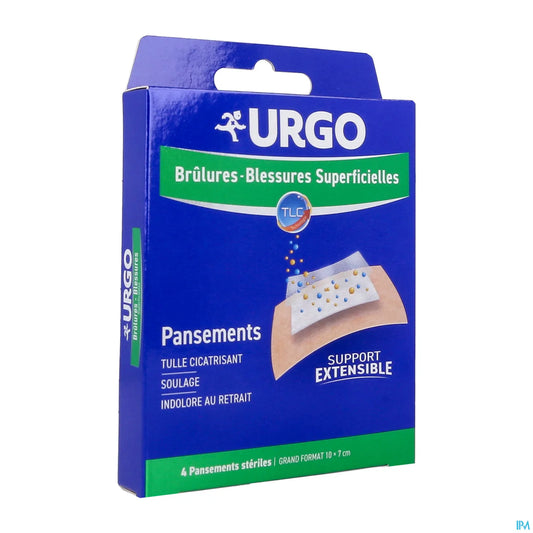 Pansements Brûlures Grand Format Boîte de 4