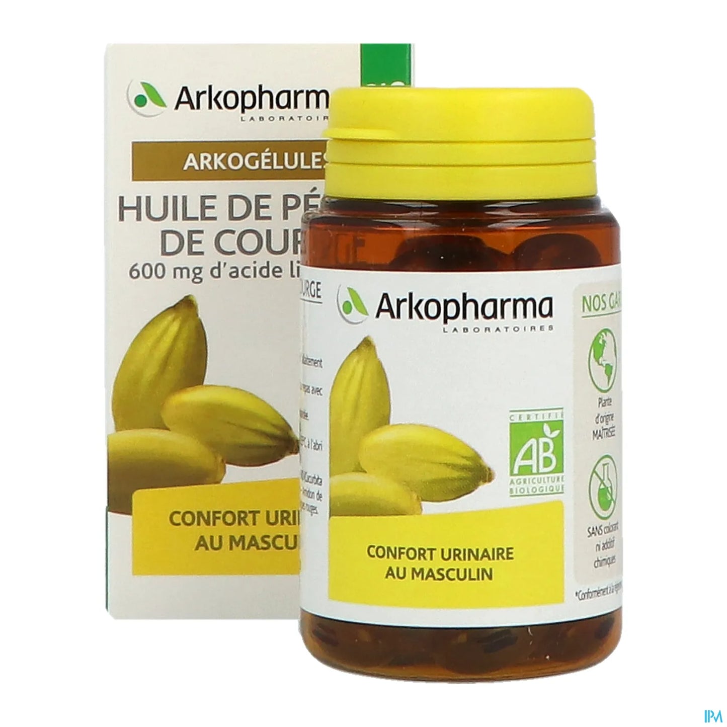 Arkogélules Huile de Pépins de Courge 60 Capsules