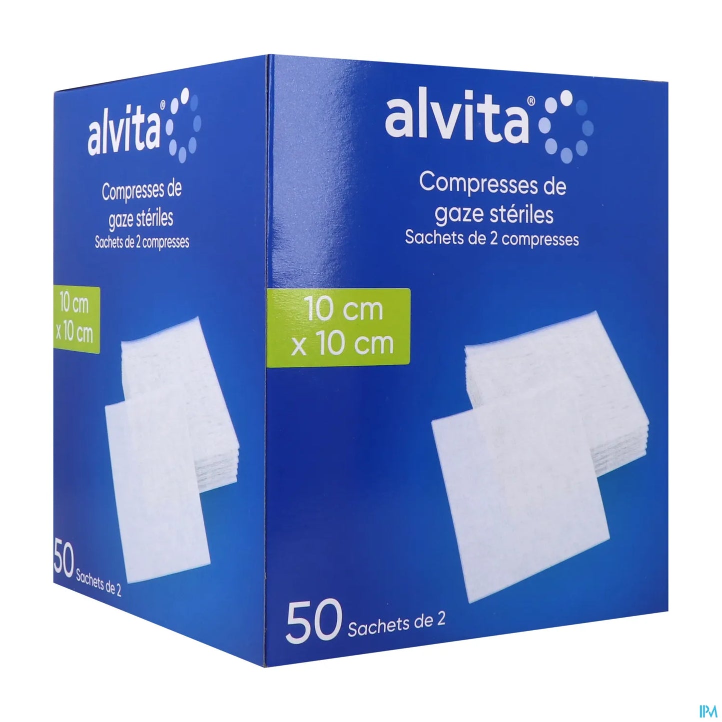 Compresse di garza sterile 10x10cm 50 buste da 2