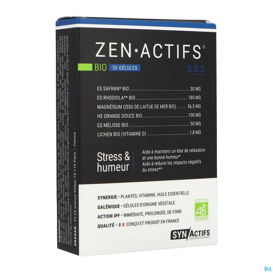 Synactifs ZenGreen Stress 30 Capsule