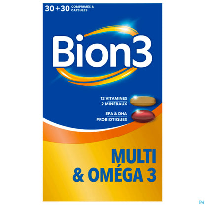 Multi et Oméga 3 - 60 Capsules